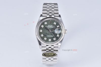Clean Factory Rolex Datejust 3235 Black Face Watch 41mm 